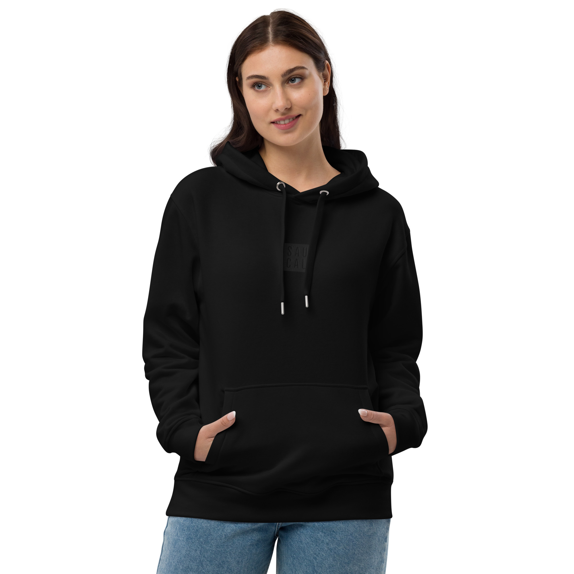 Premium eco hoodie - Black logo