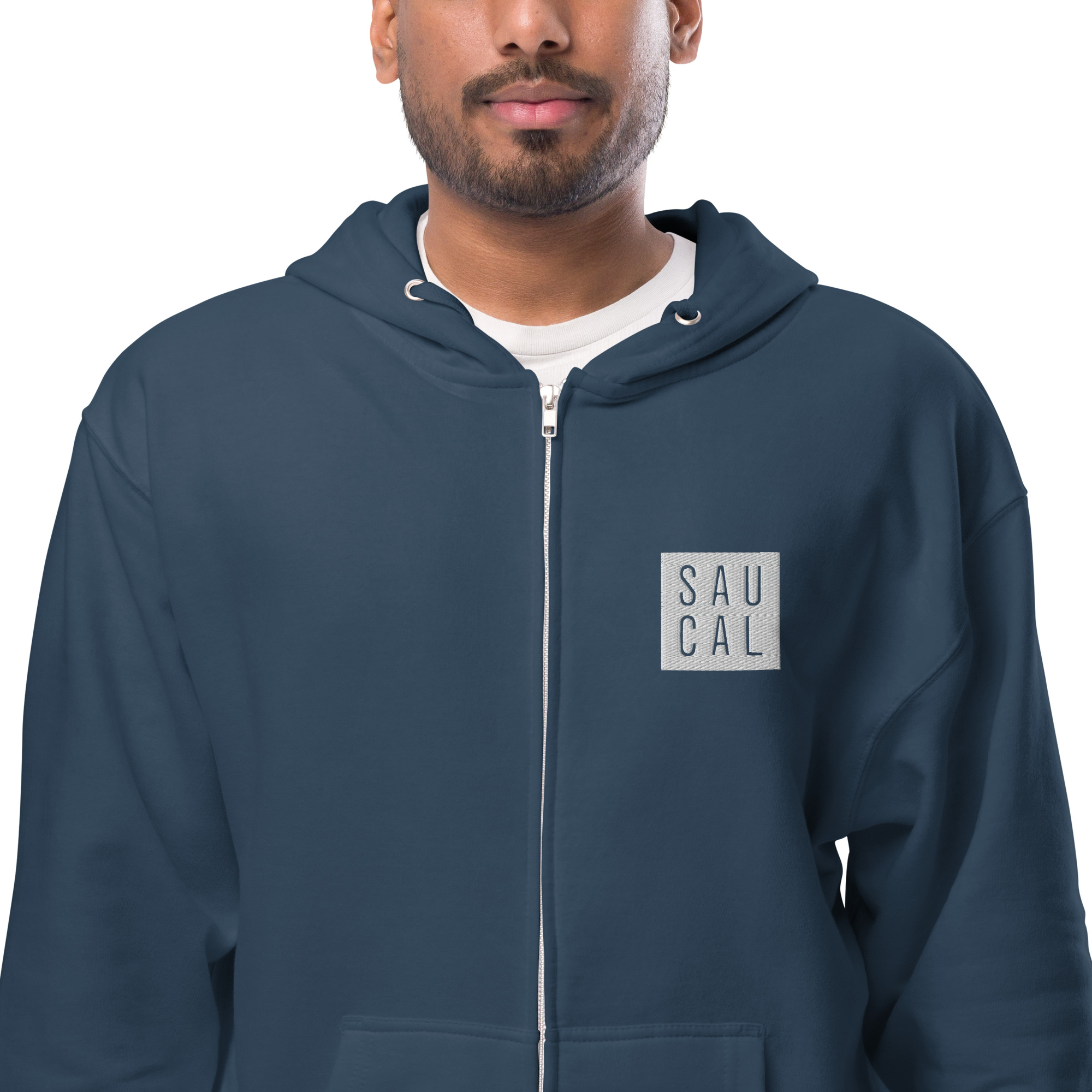Unisex fleece zip up hoodie - Image 10